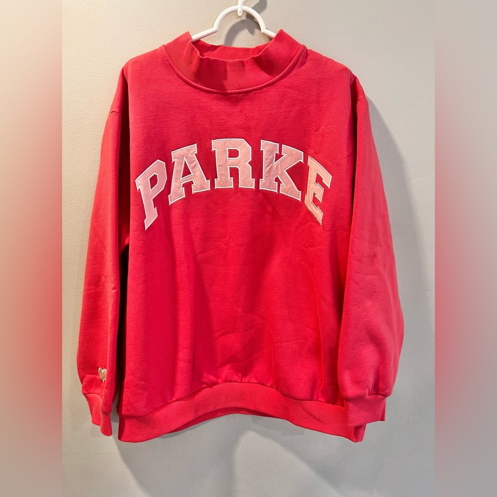 NWT Parke Pink Aid Valentine Day Sweatshirt Size L/XL - Picture 3 of 10